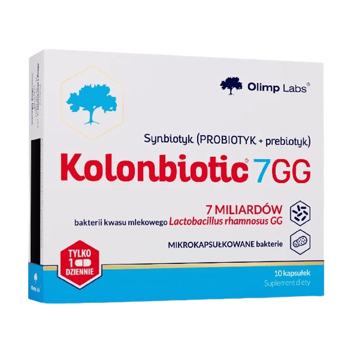 Пробіотик та пребіотик Olimp Sport Nutrition Kolonbiotic 7GG, 10 капсул