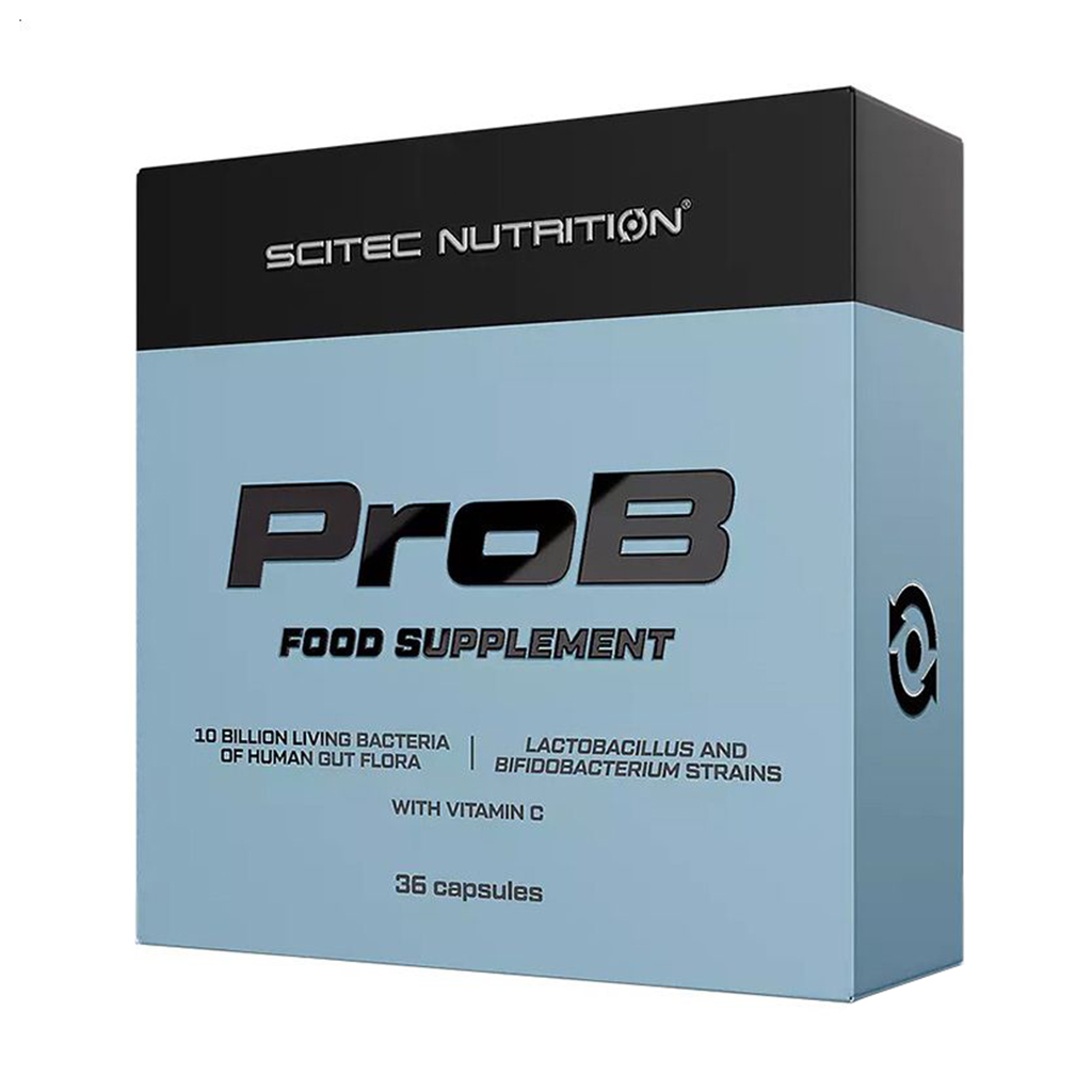 Пробіотики та вітамін С Scitec Nutrition ProB With Vitamin C, 36 капсул