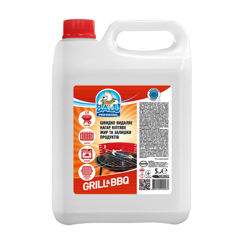Професійний засіб для миття кухні та грилю BALU Professional Grill &amp; BBQ, 5 л