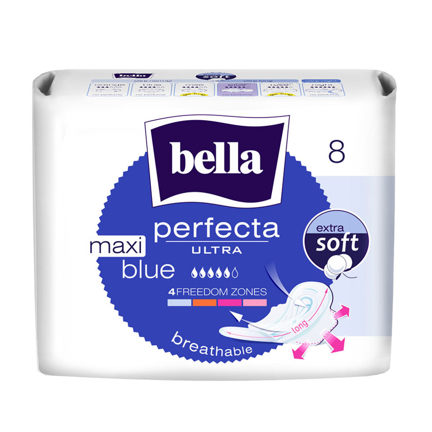 Прокладки для критичних днів Bella Perfecta Ultra Maxi Blue, 8 шт