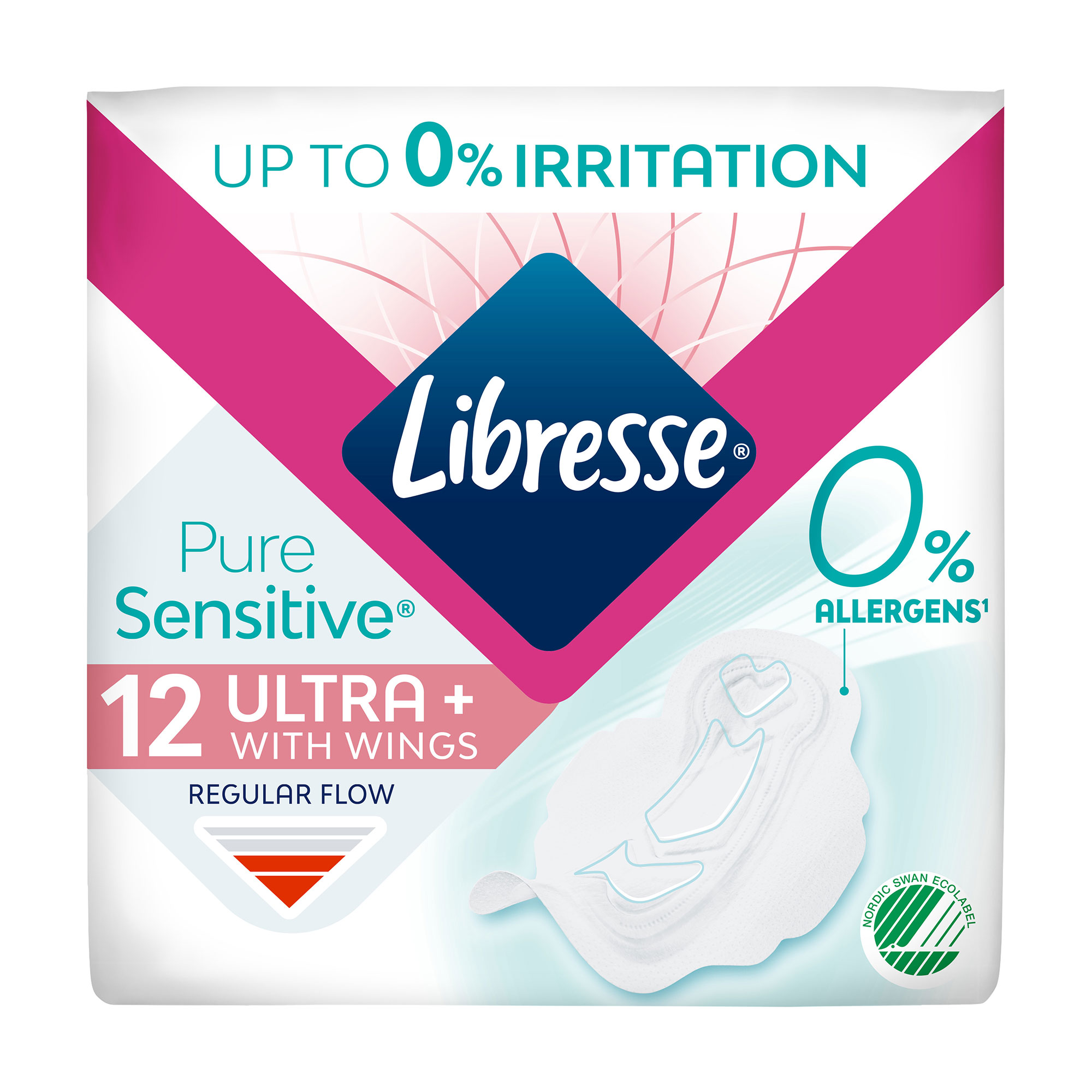 Прокладки гігієнічні Libresse Pure Sensitive Ultra, 12 шт