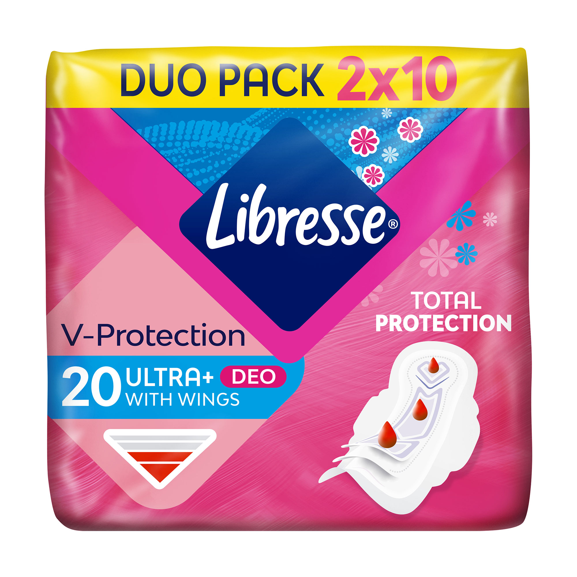 Прокладки гігієнічні Libresse Ultra Deo з ароматом, 20 шт