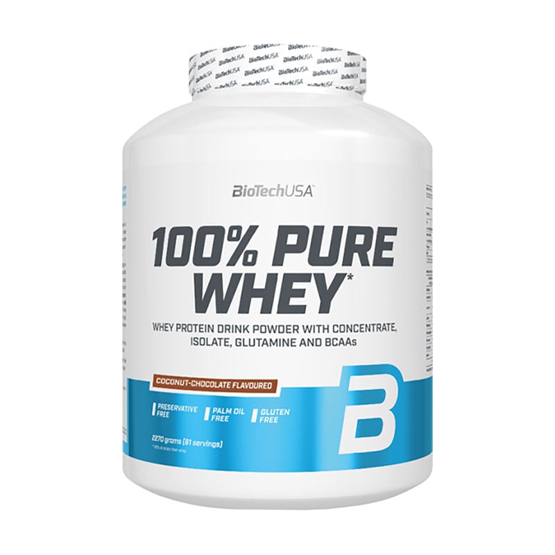 Протеїн BioTechUSA 100% Pure Whey Кокос та шоколад, в порошку, 2.27 кг