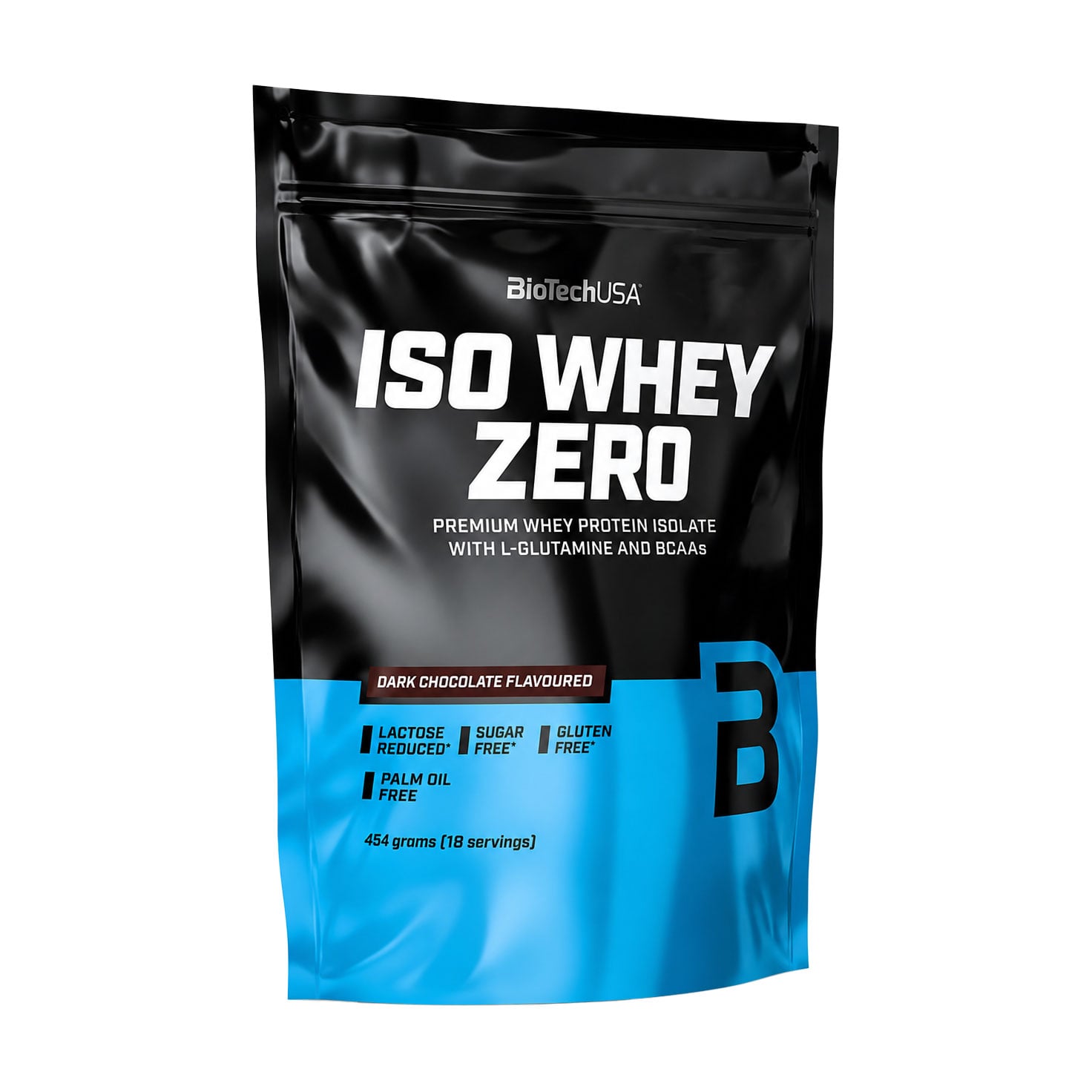 Протеїн BioTechUSA Iso Whey Zero Чорний шоколад, в порошку, 454 г
