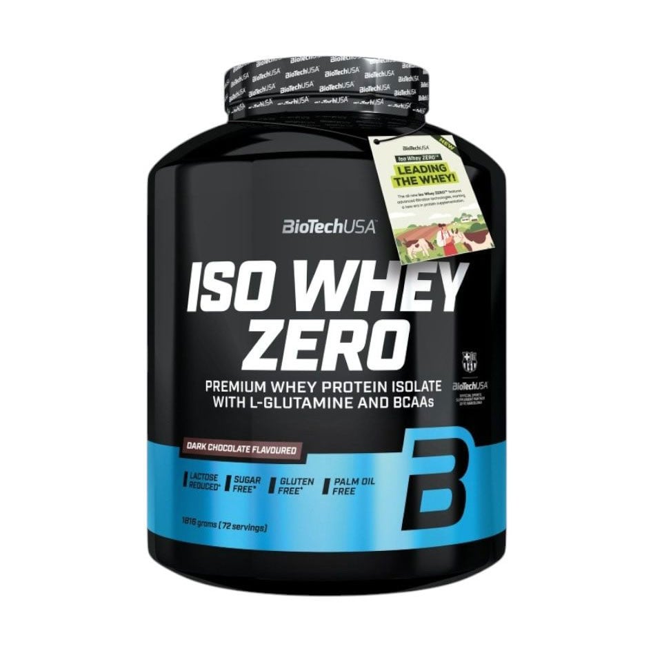 Протеїн BioTechUSA Iso Whey Zero Чорний шоколад, в порошку, 1.816 кг