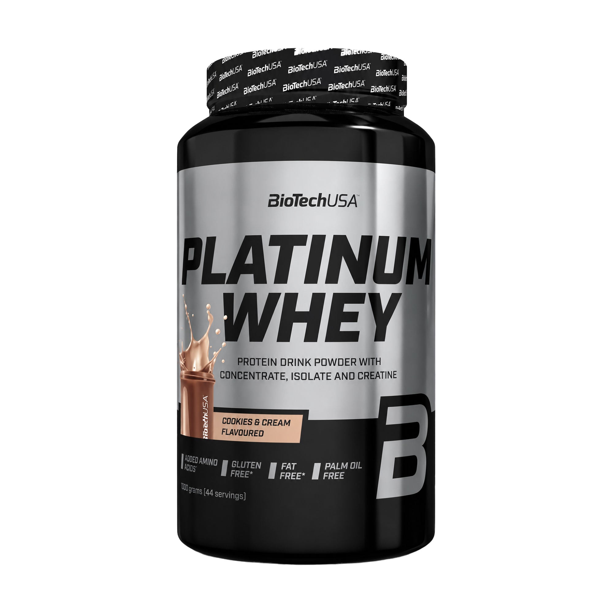 Протеїн BioTechUSA Platinum Whey Печиво з кремом, в порошку, 1 кг