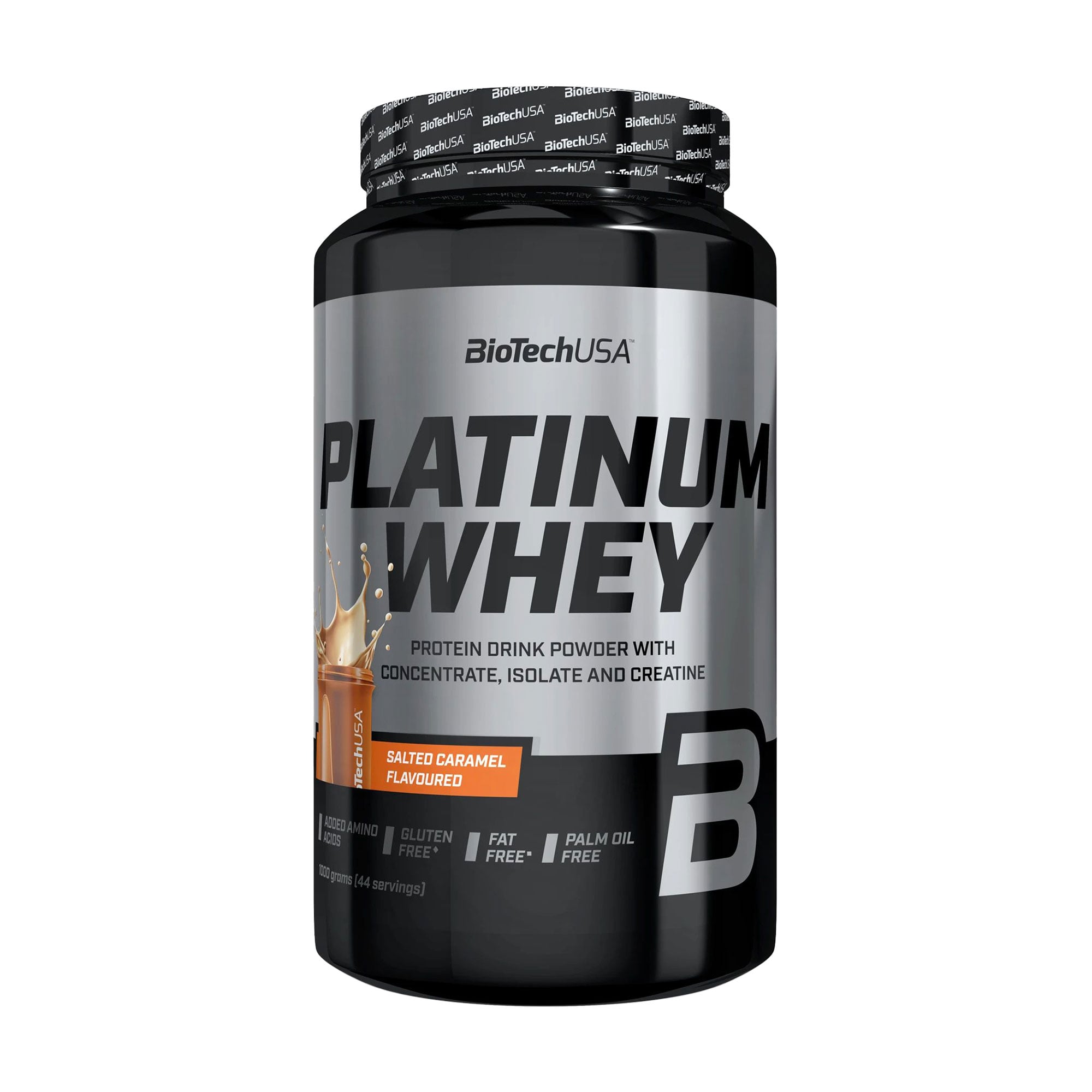 Протеїн BioTechUSA Platinum Whey Солона карамель, в порошку, 1 кг