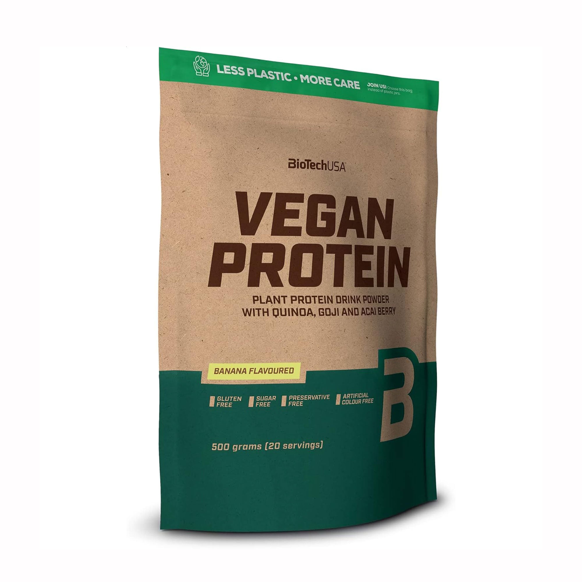 Протеїн BioTechUSA Vegan Protein Банан, в порошку, 500 г
