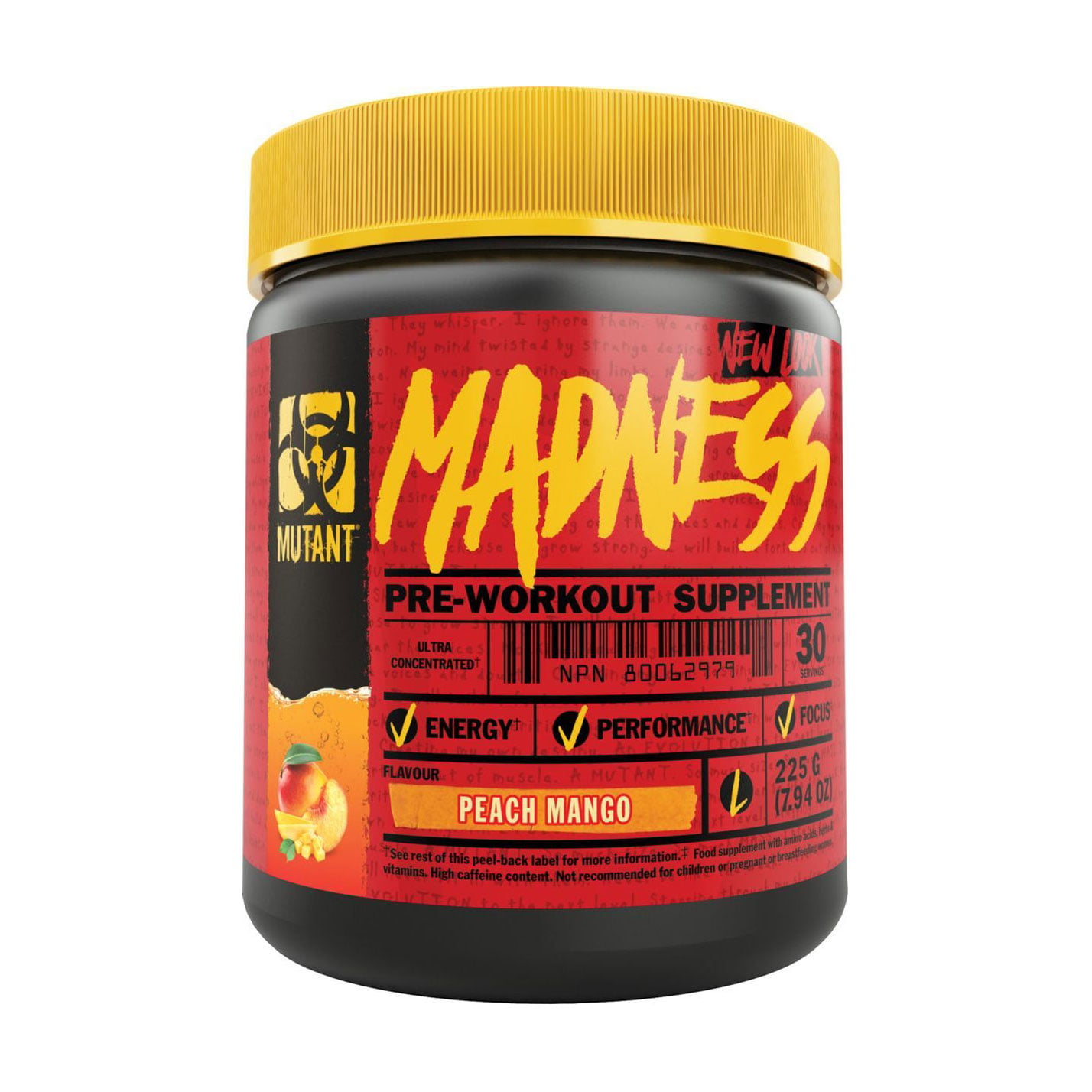 Протеїн Mutant Madness Персик-манго, в порошку, 225 г