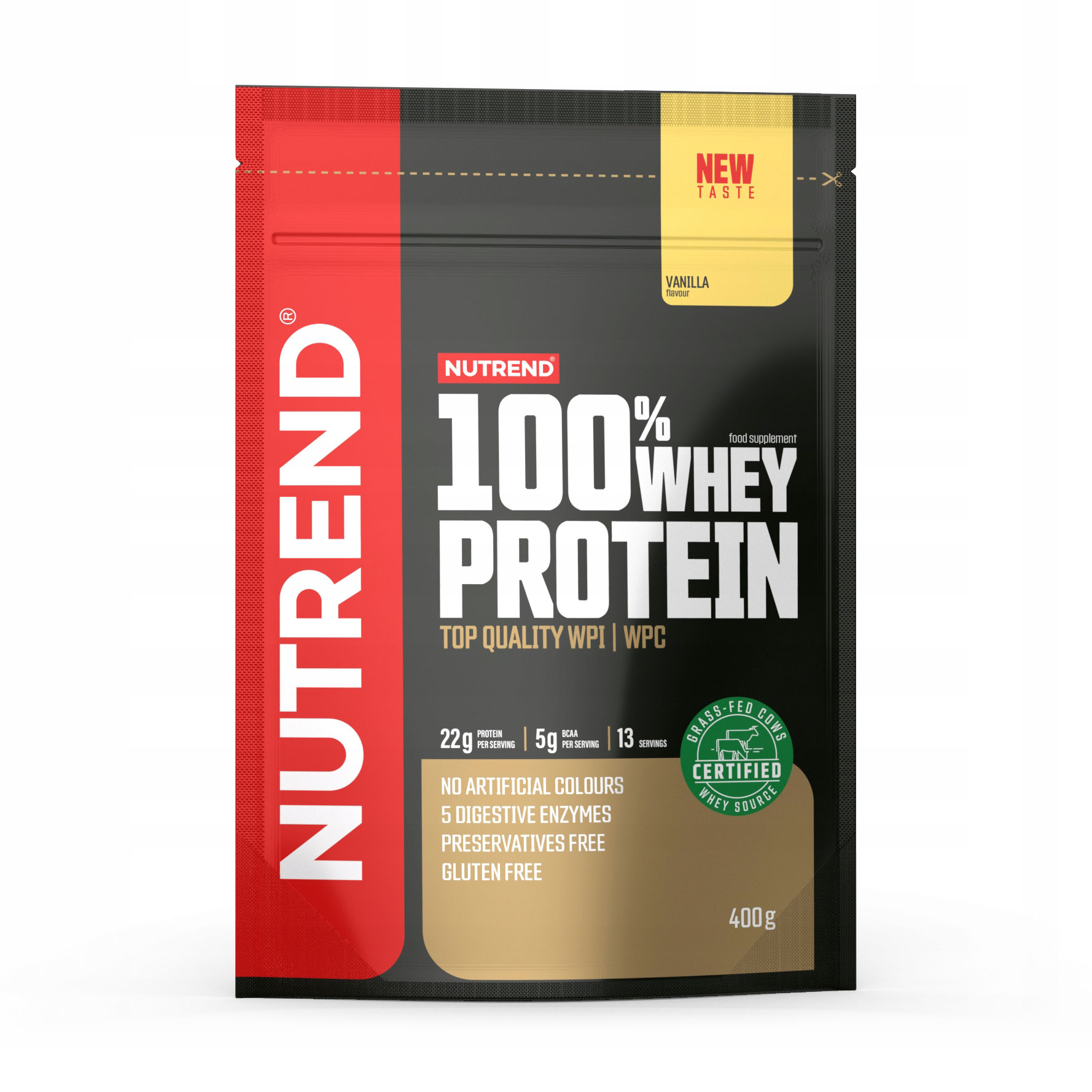 Протеїн Nutrend 100% Whey Protein Ваніль, в порошку, 400 г