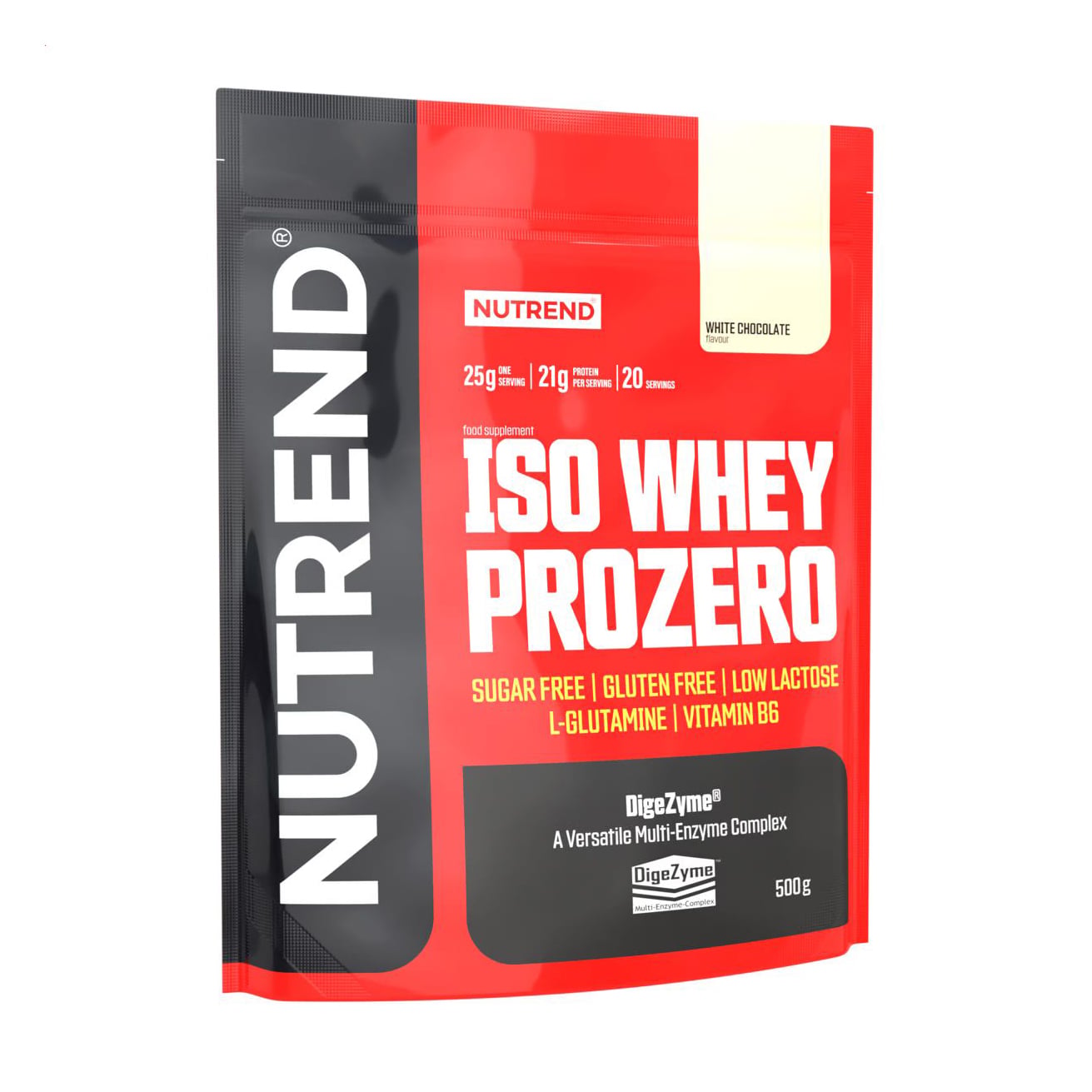 Протеїн Nutrend Iso Whey Prozero White Chocolate, в порошку, 500 г