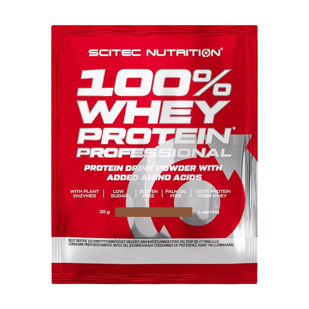 Протеїн Scitec Nutrition 100% Whey Protein Professional Шоколад та лісовий горіх, в порошку, 30 г