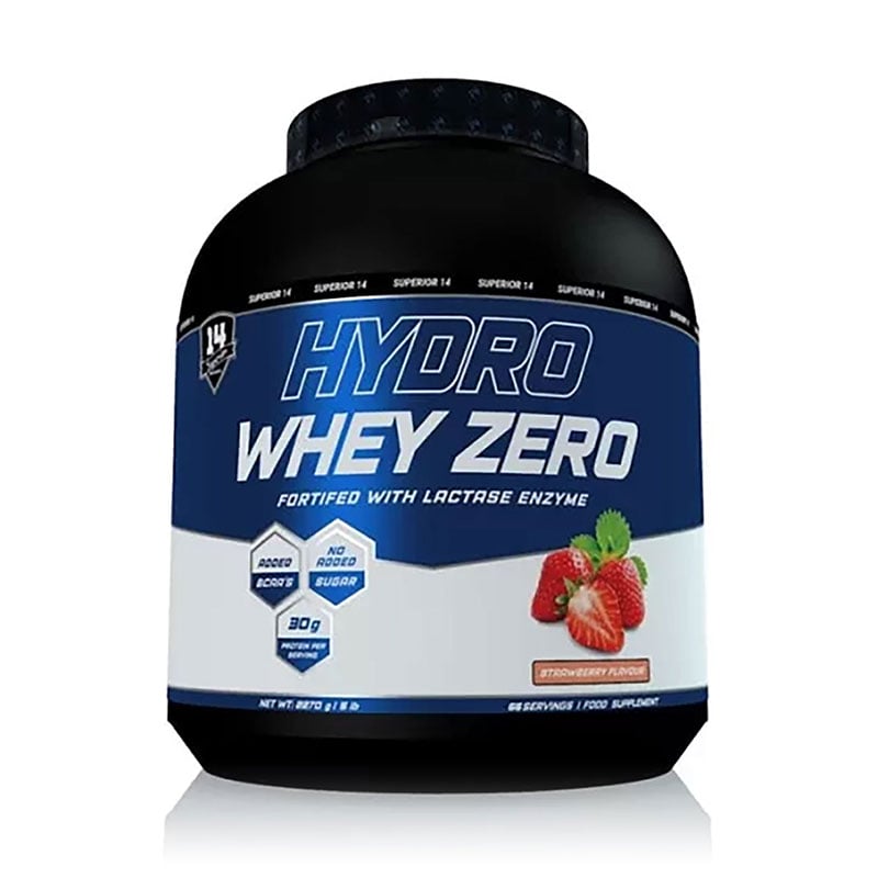 Протеїн Superior14 Hydro Whey Zero Полуниця, в порошку, 2.27 кг