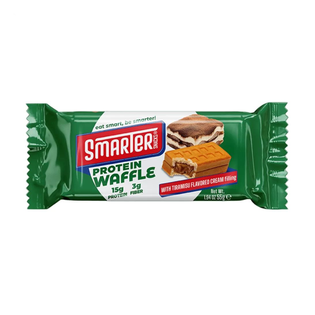 Протеїнова вафля Smarter Snacks Protein Waffle Тірамісу, 55 г