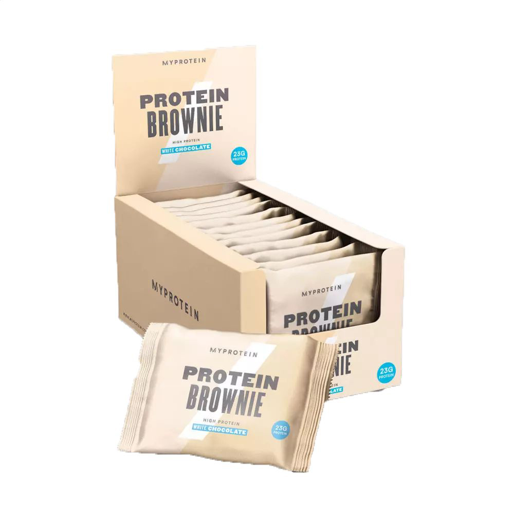 Протеїновий брауні Myprotein Protein Brownie Білий шоколад, 12*75 г