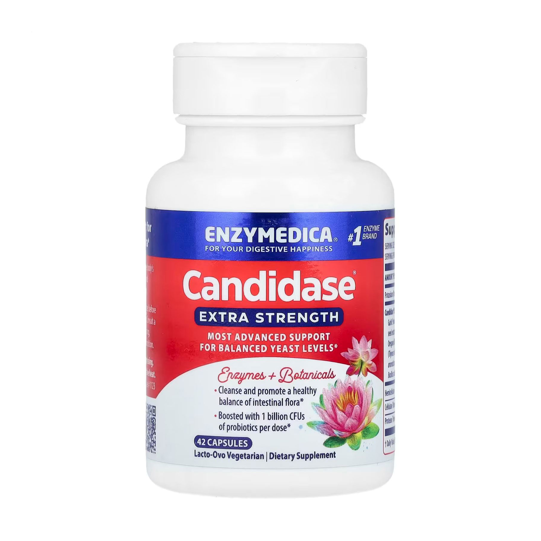 Протикандидний засіб Enzymedica Candidase Extra Strength, 42 капсули