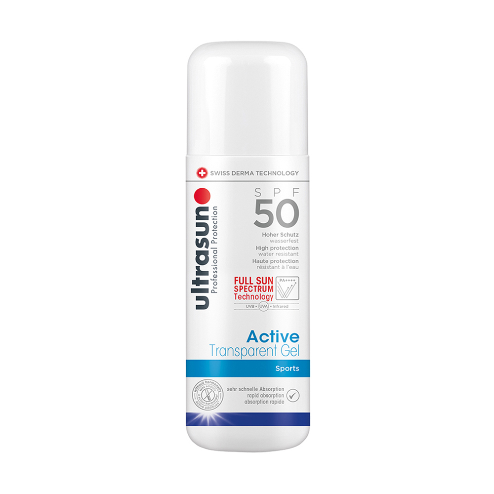 Прозорий сонцезахисний гель Ultrasun Active Transparent Gel SPF 50, 150 мл