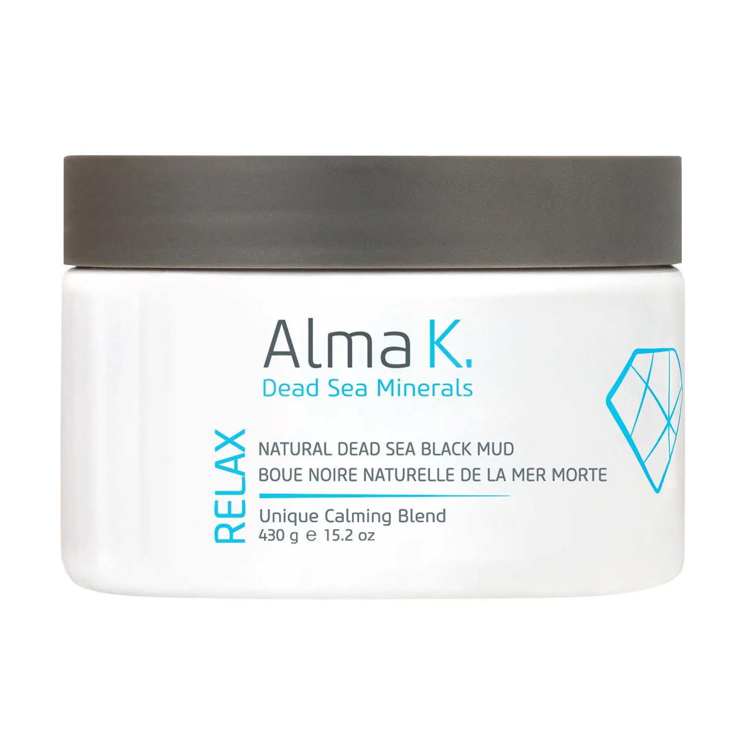 Природна чорна грязь Alma K. Natural Dead Sea Black Mud, 430 г