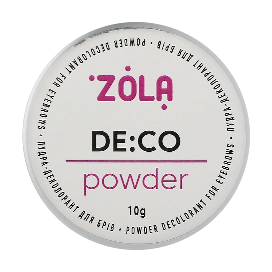 Пудра-деколорант для брів Zola DE:CO Powder, 10 г