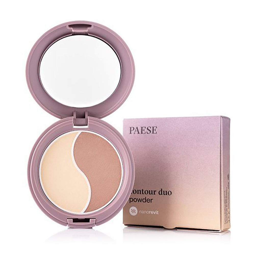 Пудра для контурування обличчя Paese Contour Duo Powder Nanorevit 200, 4.5 г