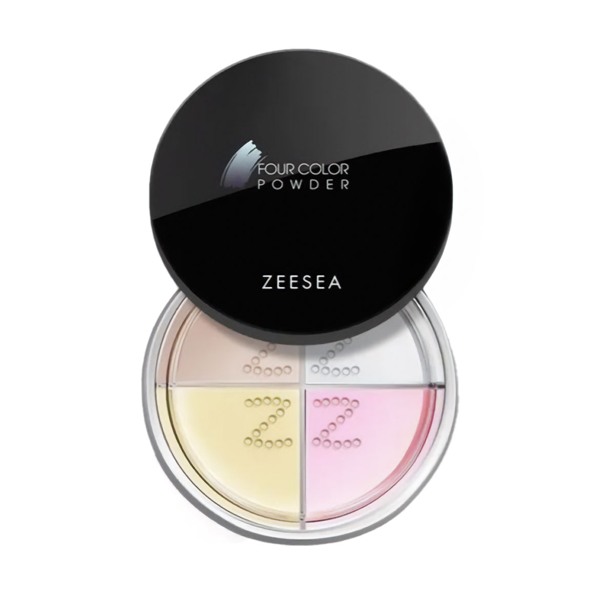 Пудра для контурування обличчя Zeesea 4 Color Loose Powder, Light Beige, 10 г