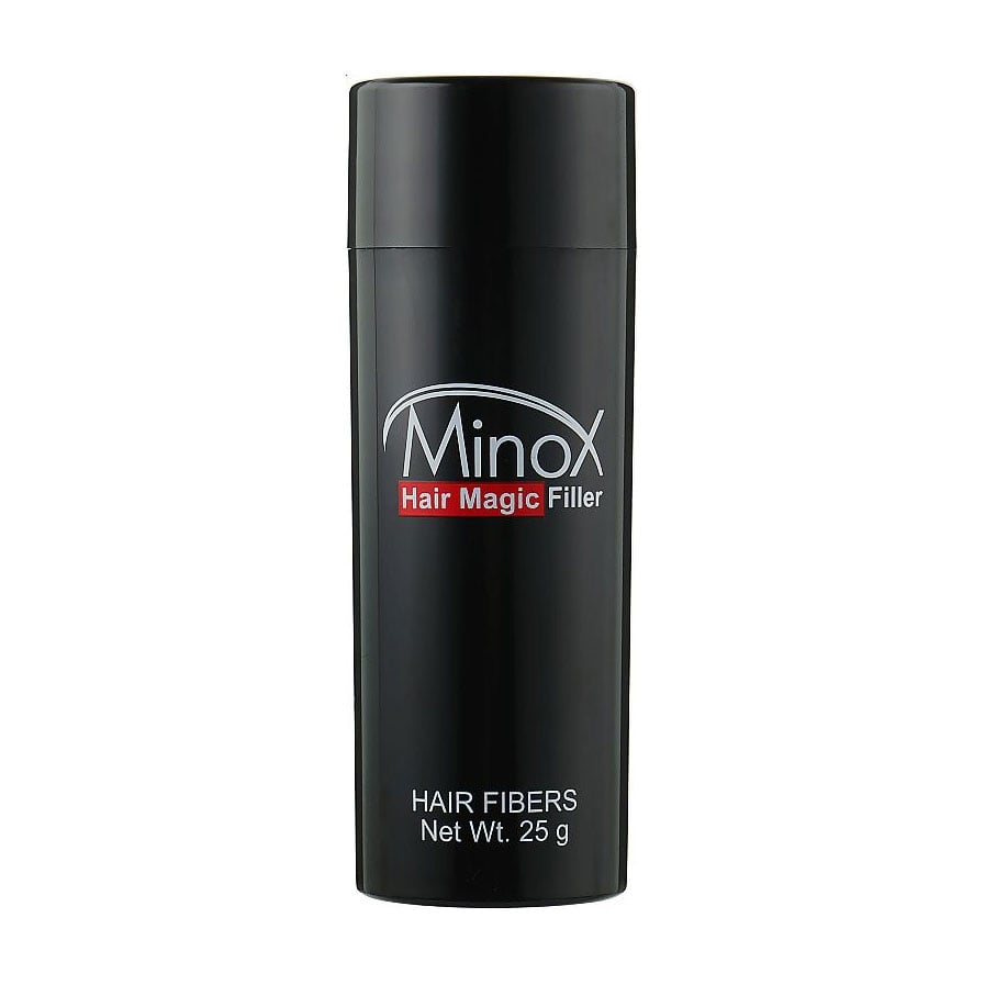 Пудра для маскування зон порідіння Minox Hair Magic Filler 1/00 Black, 25 г