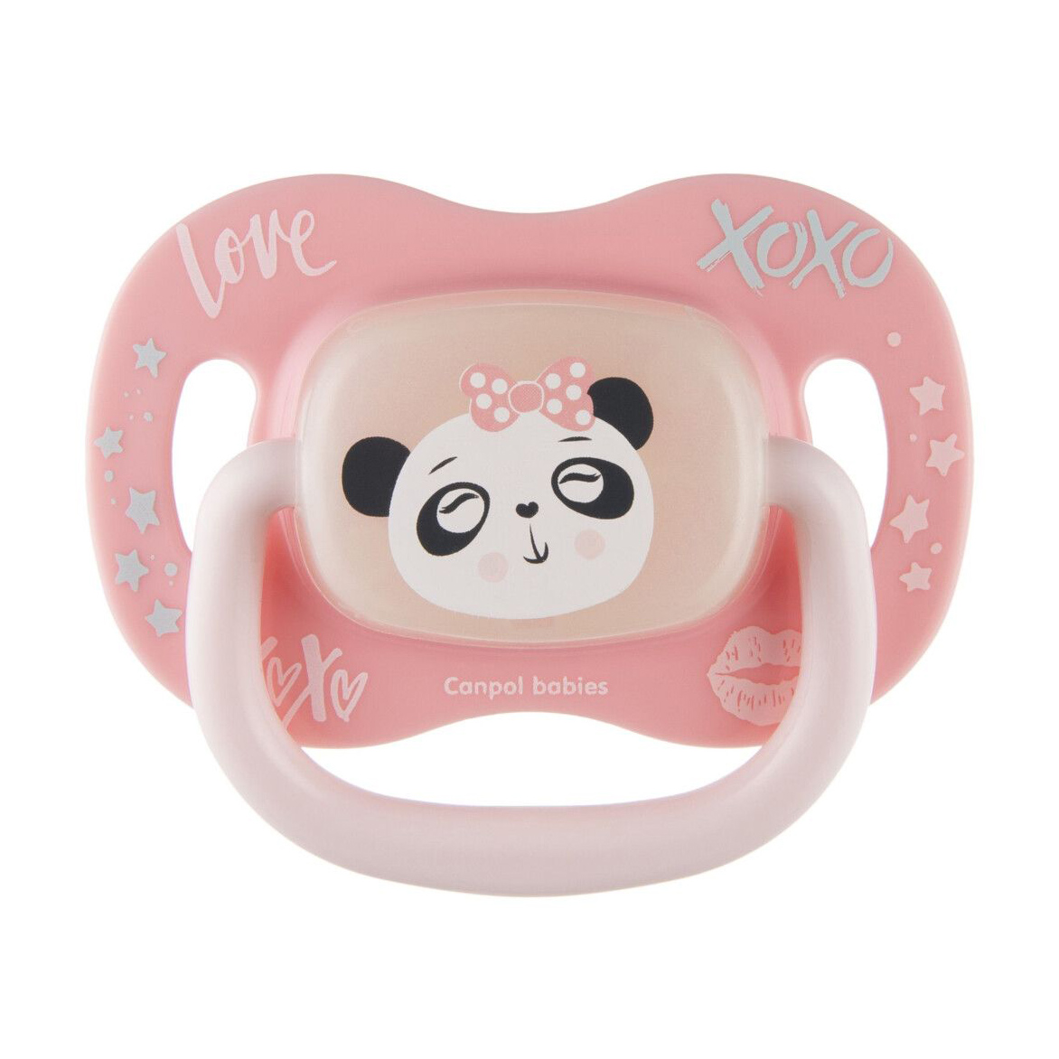 Пустушка Canpol Babies Exotic Панда, силіконова, симетрична, від 6 місяців до 1.5 року, 1 шт (34/921_pand)