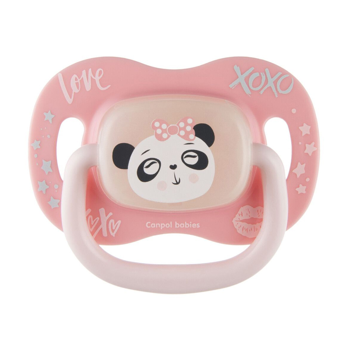 Пустушка Canpol Babies Exotic Панда, силіконова, симетрична, від 1.5 року, 1 шт (34/922_pand)