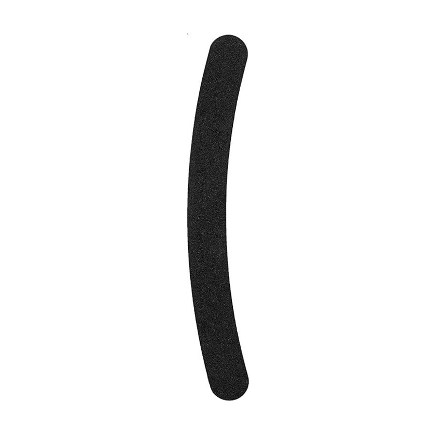 Пилка для нігтів Nails Molekula Professional Nail File Banana Black M-08 100/180 грит, 1 шт