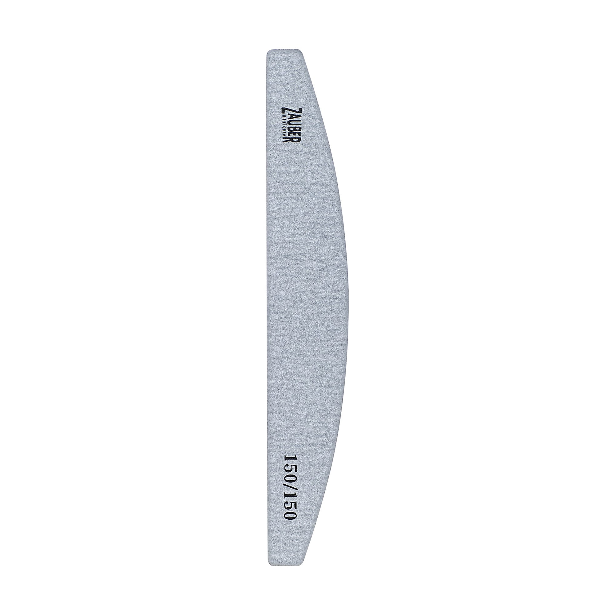 Пилка для нігтів Zauber овал, 150/150 грит, 18*2.8 см (03-011E)