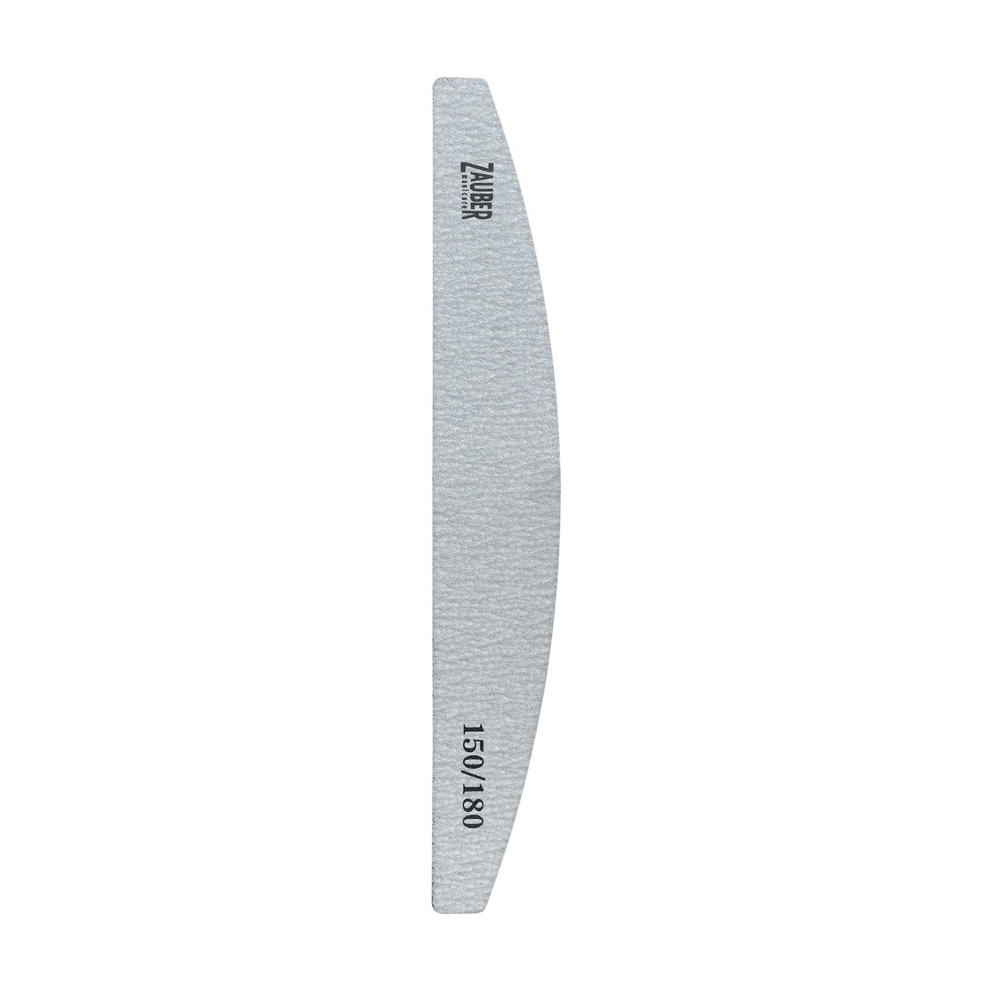 Пилка для нігтів Zauber овал, 150/180 грит, 18*2.8 см (03-011F)