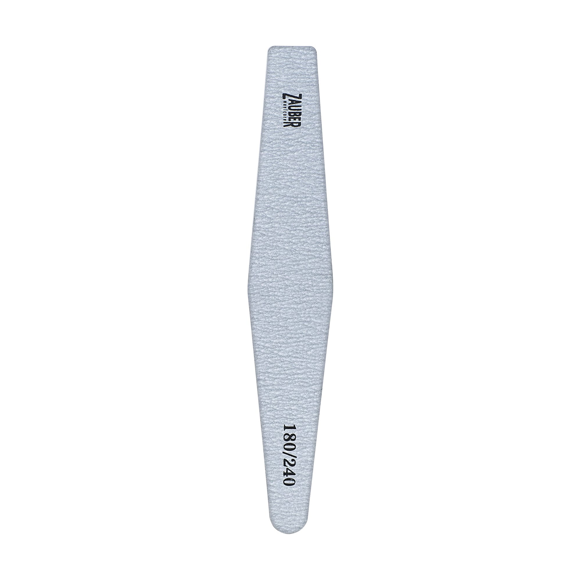 Пилка для нігтів Zauber ромб, 180/240 грит, 17.7*3.1 см (03-075D)