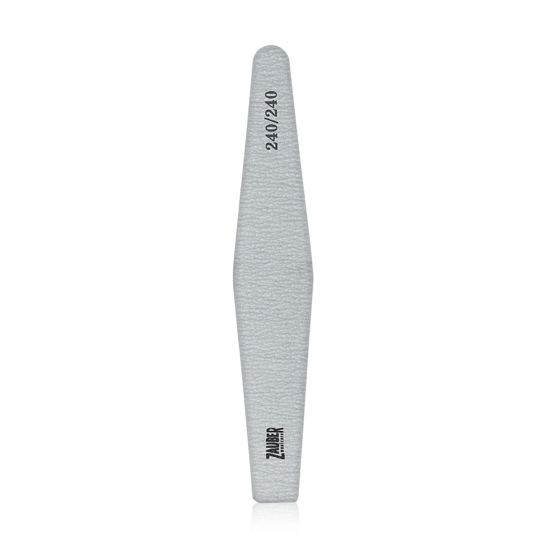 Пилка для нігтів Zauber ромб, 240/240 грит, 17.7*3.1 см (03-074F)