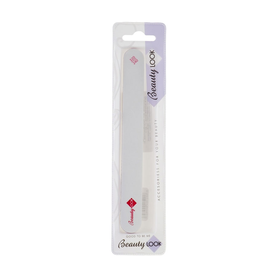 Пилочка для нігтів Beauty Look 240/320 грит, 1 шт (400462)