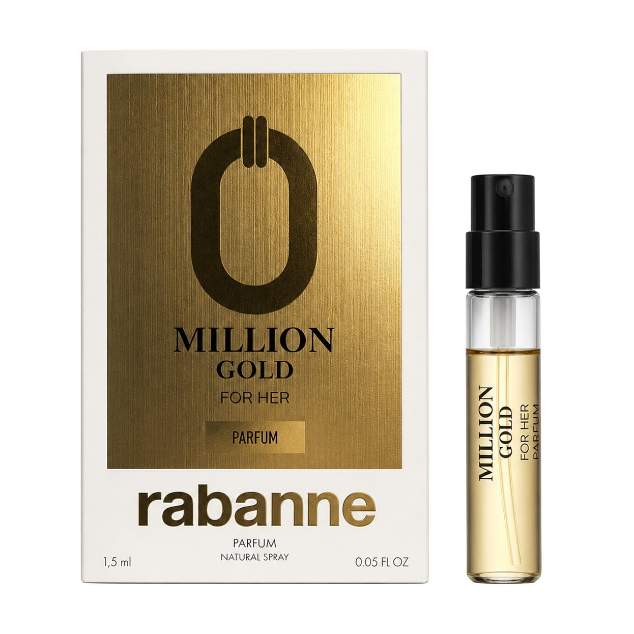 Rabanne Million Gold For Her Парфумована вода жіноча, 1.5 мл (пробник)