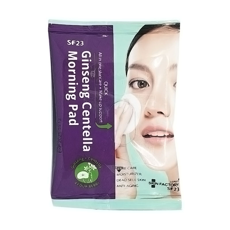 Ранкові пілінг-диски для обличчя Skinfactory SF23 Ginseng Centella Morning Pad з кислотами та центелою, 55 г