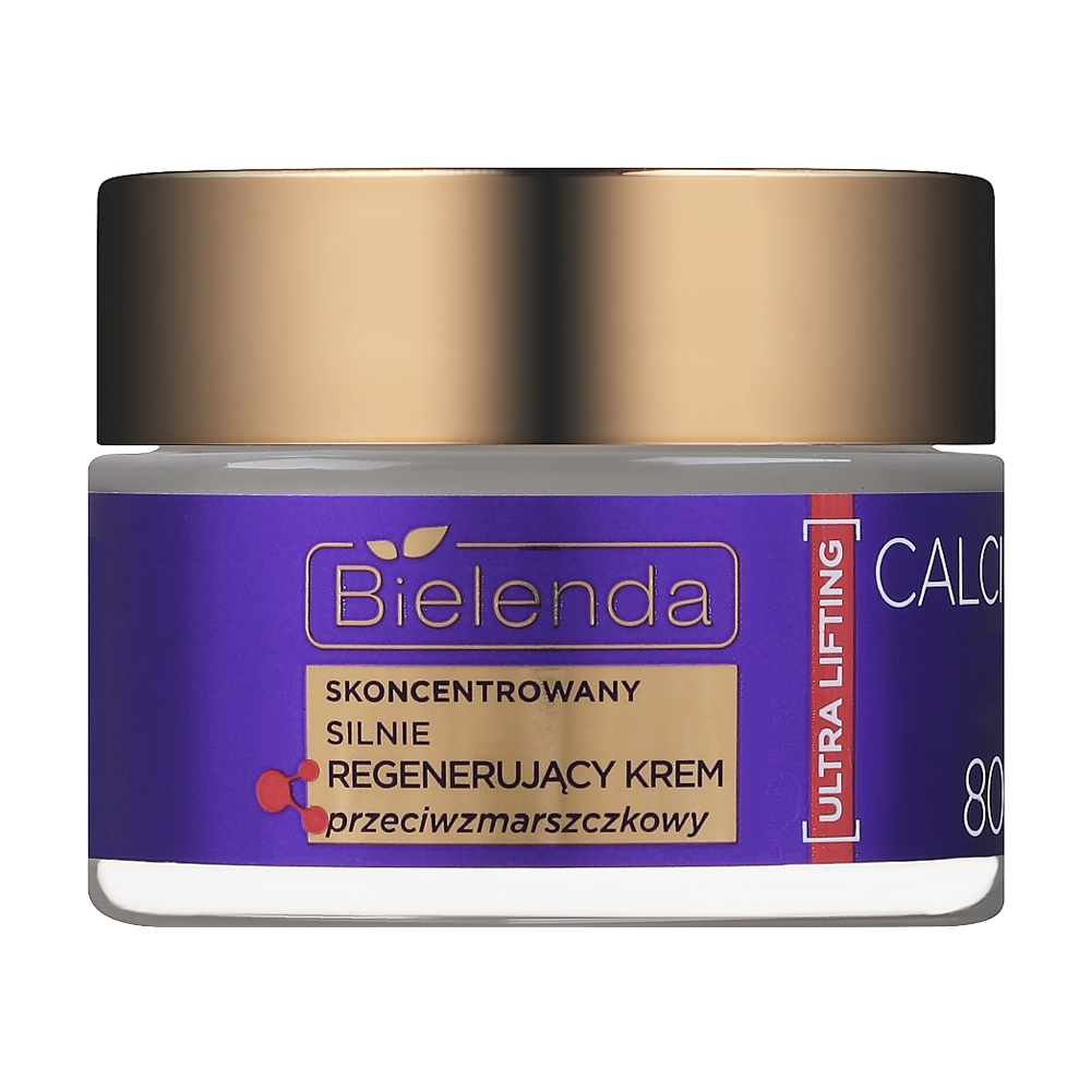 Регенерувальний крем для обличчя Bielenda Calcium + Q10 проти зморшок, 80+, 50 мл