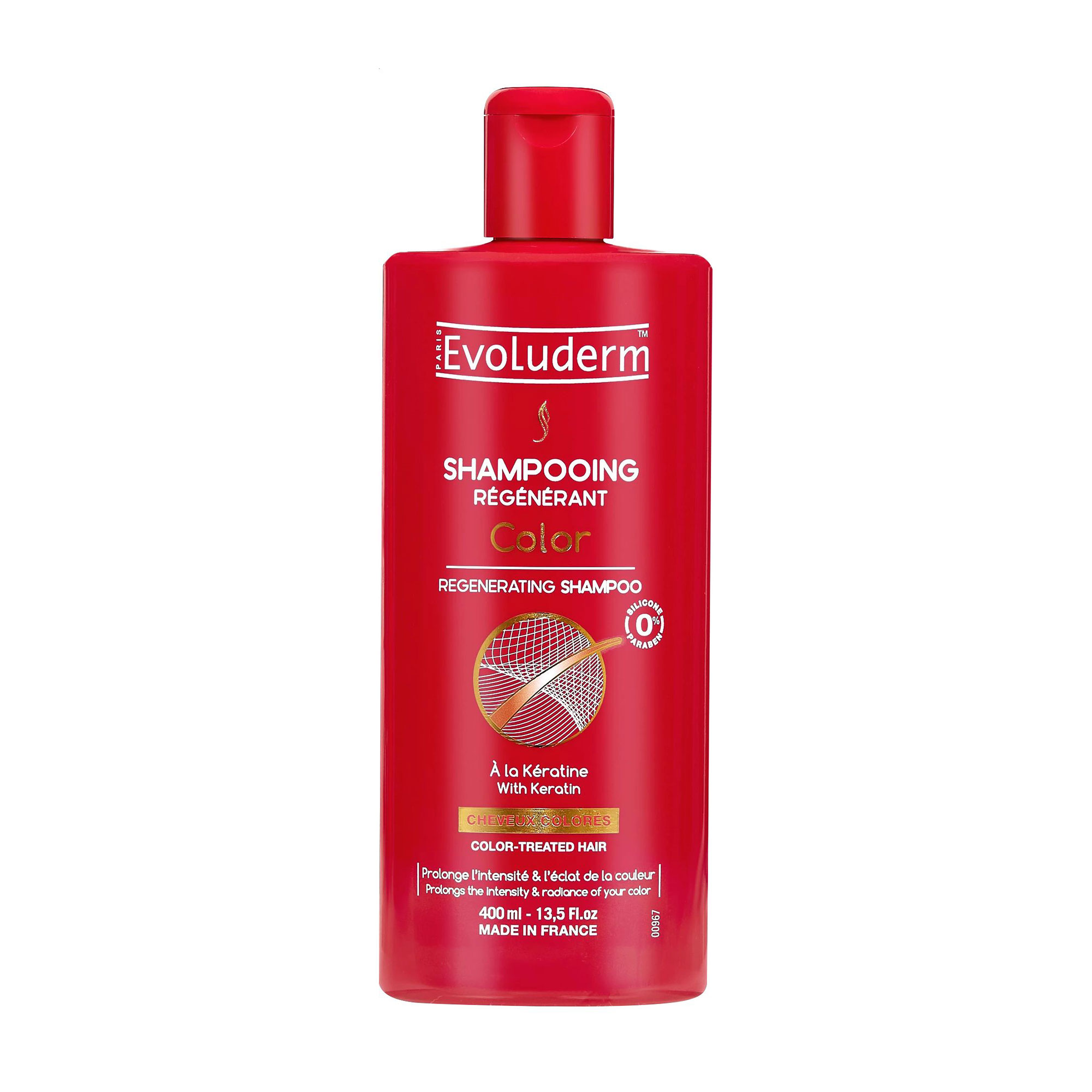Регенерувальний шампунь Evoluderm Color Regenerating Shampoo для фарбованого волосся, 400 мл