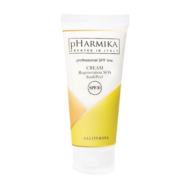 Регенерувальний SOS-крем для обличчя pHarmika Cream Regeneration SOS Sun &amp; Peel SPF 30, 200 мл