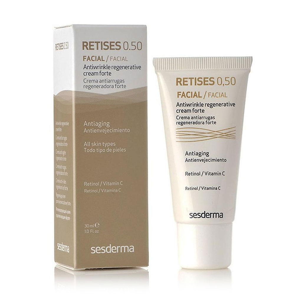 Регенеруючий крем проти зморшок посиленої дії Sesderma Retises 0.5% Antiwrinkle Regenerative Cream, 30 мл