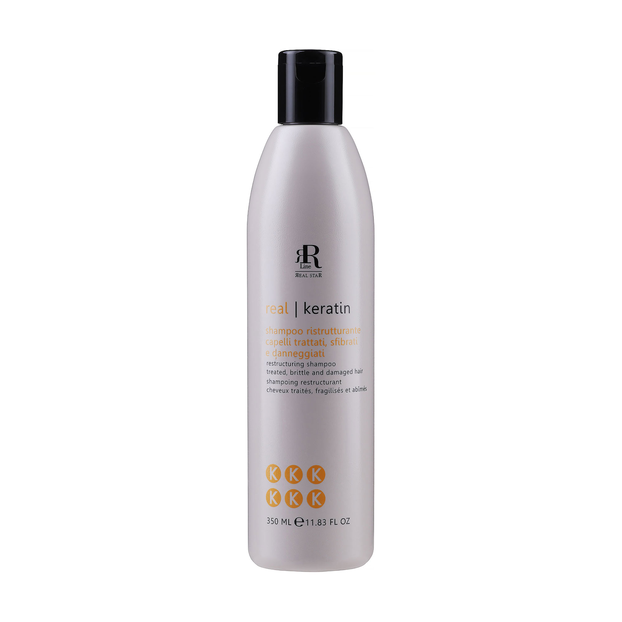Реконструювальний шампунь для волосся RR Line Keratin Star Restructuring Shampoo, 350 мл