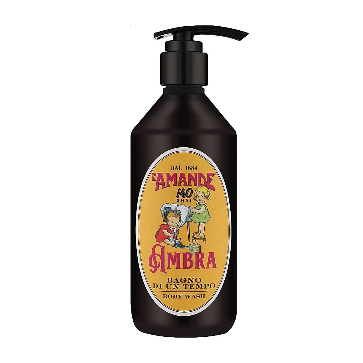 Релаксувальний гель для душу та ванни L'Amande 140 Anni Amber Body Wash Амбра, 470 мл