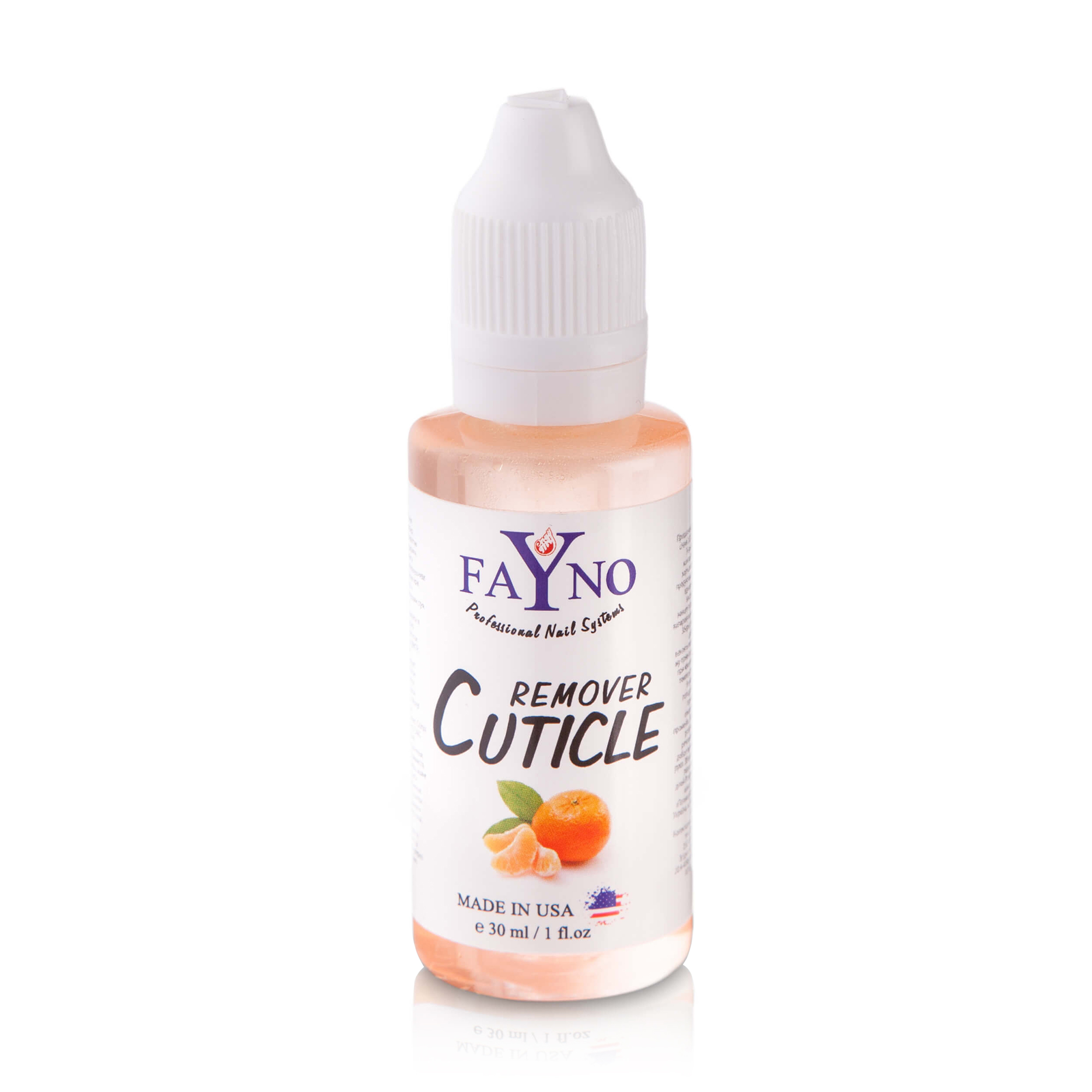 Ремувер для кутикули Fayno Remover Cuticle Мандарин, 30 мл