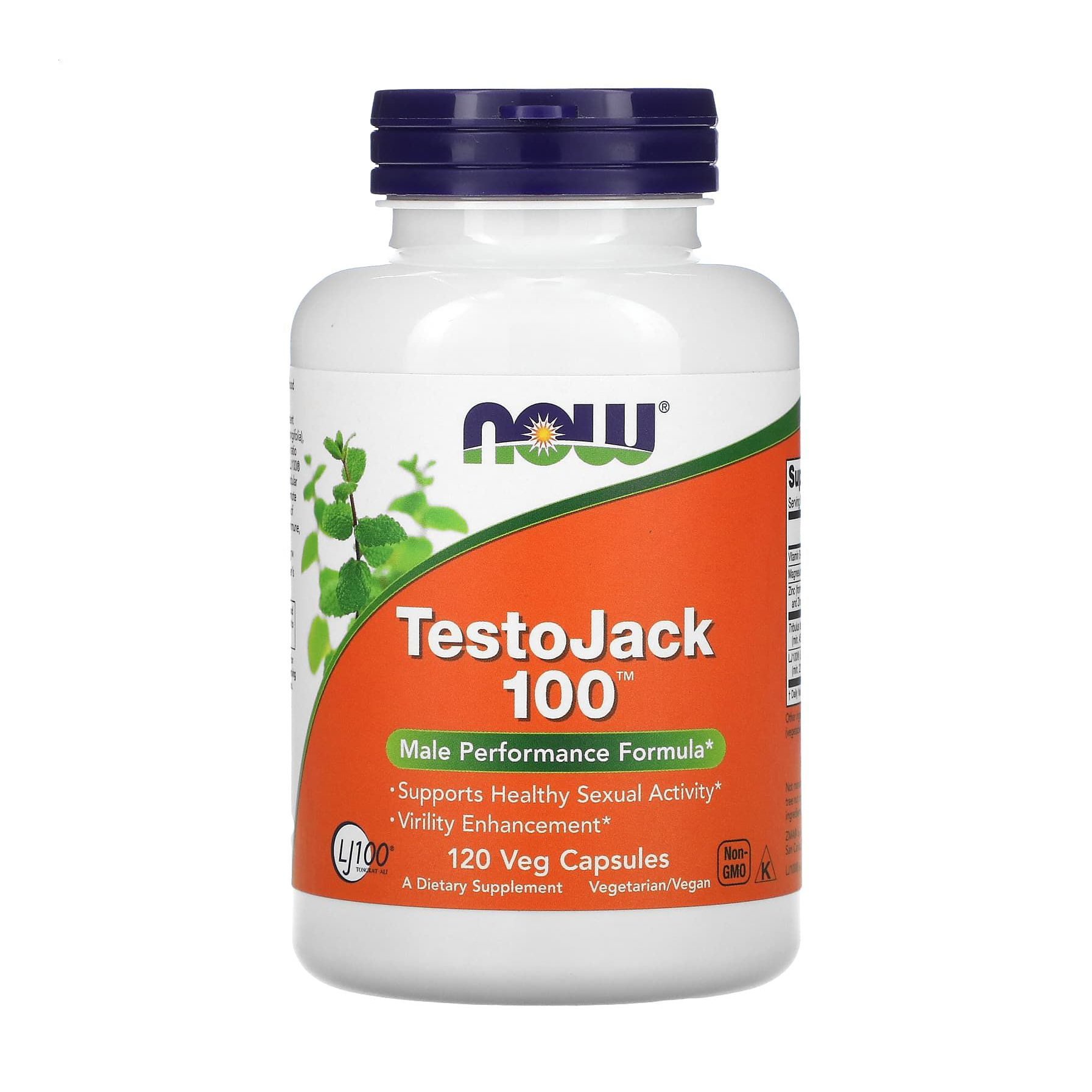 Репродуктивне здоров'я чоловіків NOW foods TestoJack 100, 120 вегетаріанських капсул