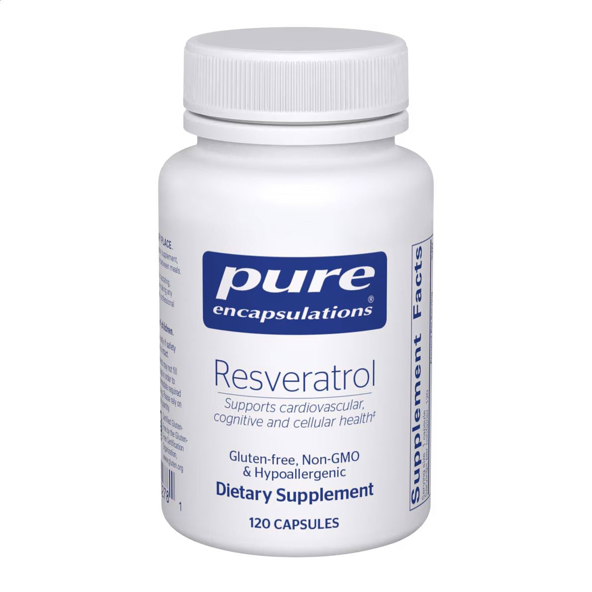 Ресвератрол Pure Encapsulations Resveratrol, 120 капсул