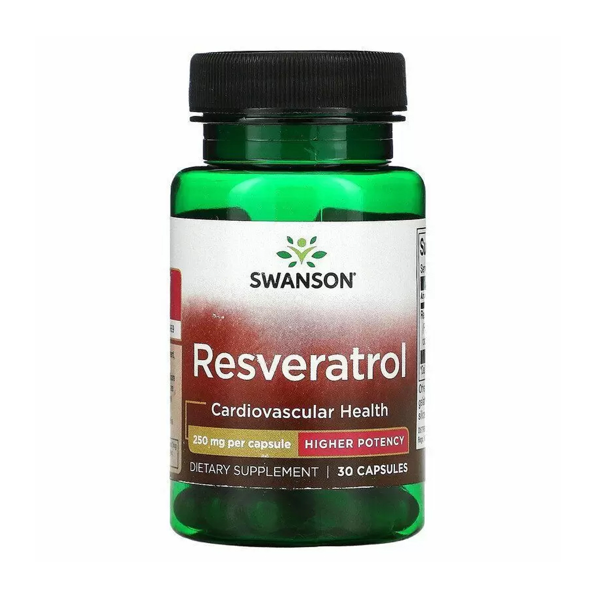 Ресвератрол Swanson Rezveratrol, 250 мг, 30 капсул