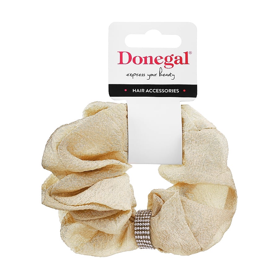 Резинка для волосся Donegal бежева, 1 шт (FA-5727)