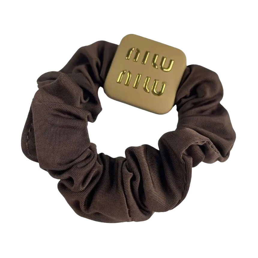 Резинка для волосся Miu Miu Hair Tie Heart Brown, 1 шт