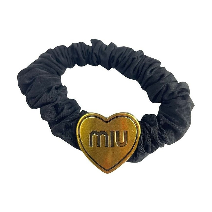 Резинка для волосся Miu Miu Hair Tie Heart Grey, 1 шт