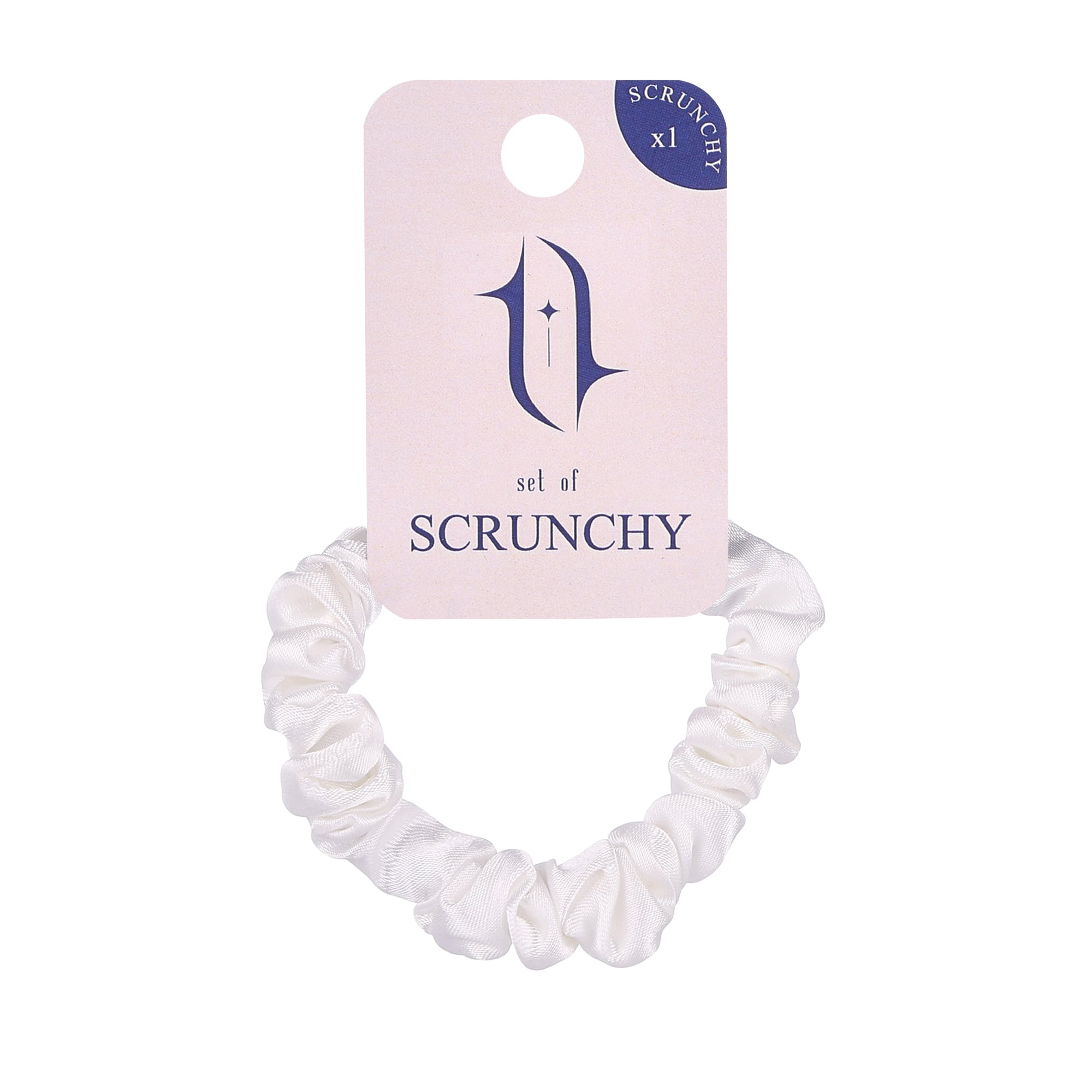 Резинка для волосся Tito Beauty, біла, 1 шт